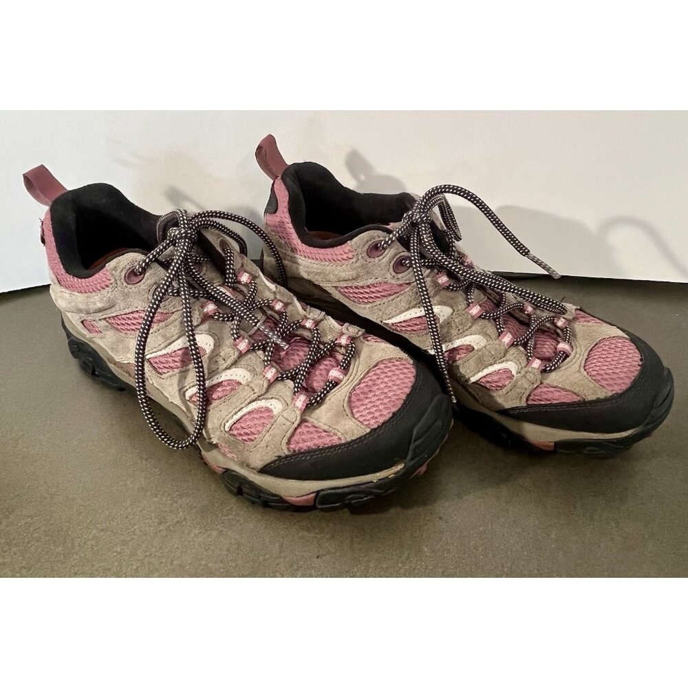 Merrell Women's Pink and Taupe Trail Sneakers
